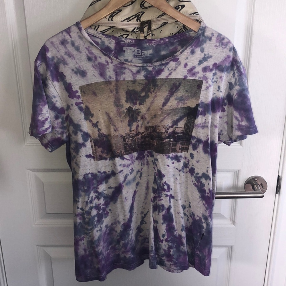 Tie Dyed Graphic T shirt